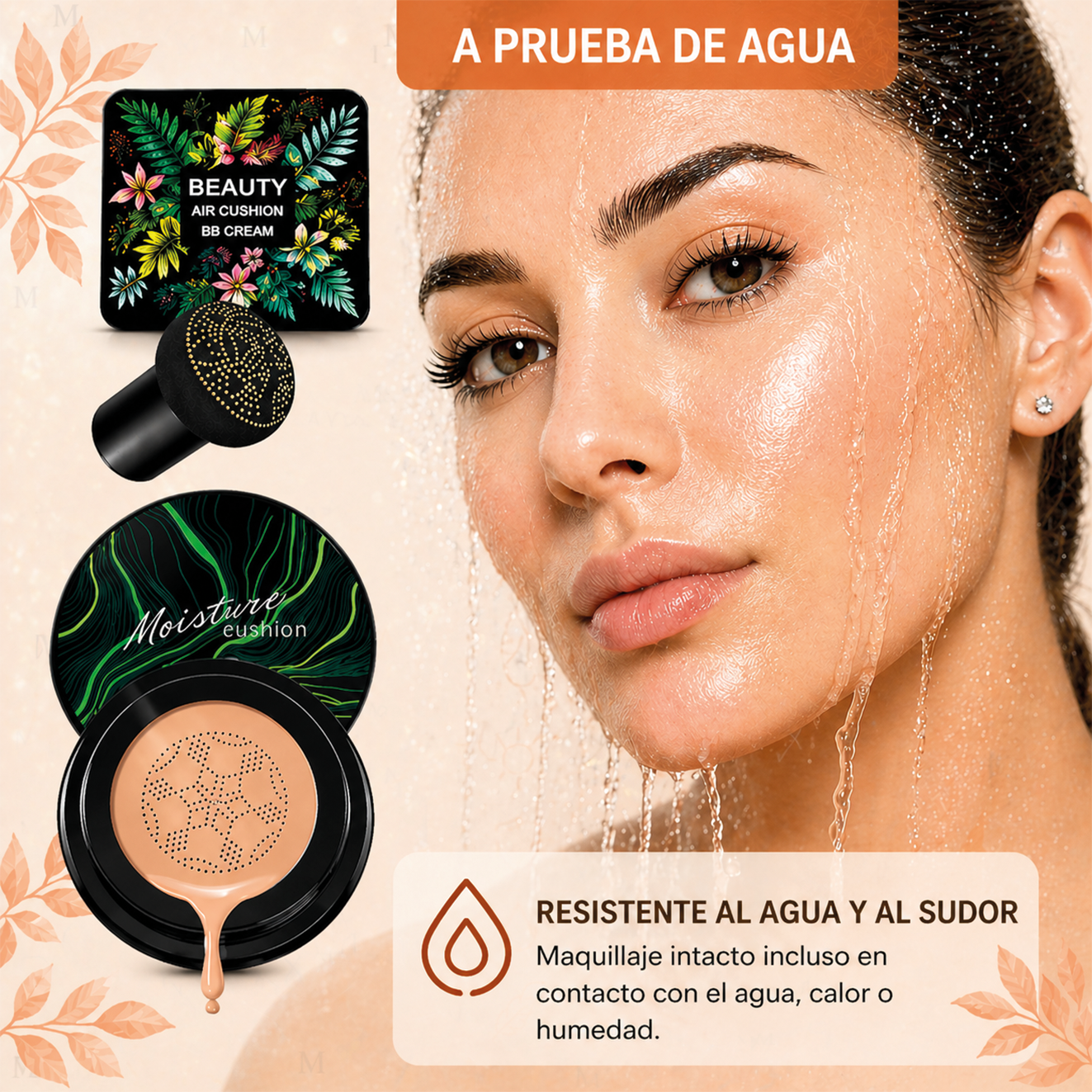 🔥 OFERTA HOY — BASE COREANA EFECTO PORCELANA SPF50