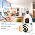Camara Seguridad 2 Lentes Bombillo Wifi